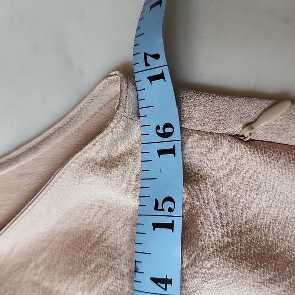 Zara shimmering sand gold blouse size medium - Picture 7 of 10